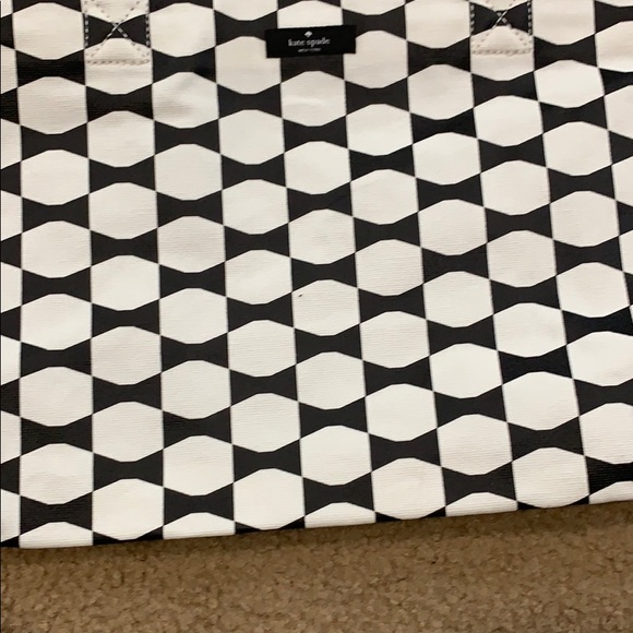Kate Spade Tote Bag Black/White New - Picture 2 of 8